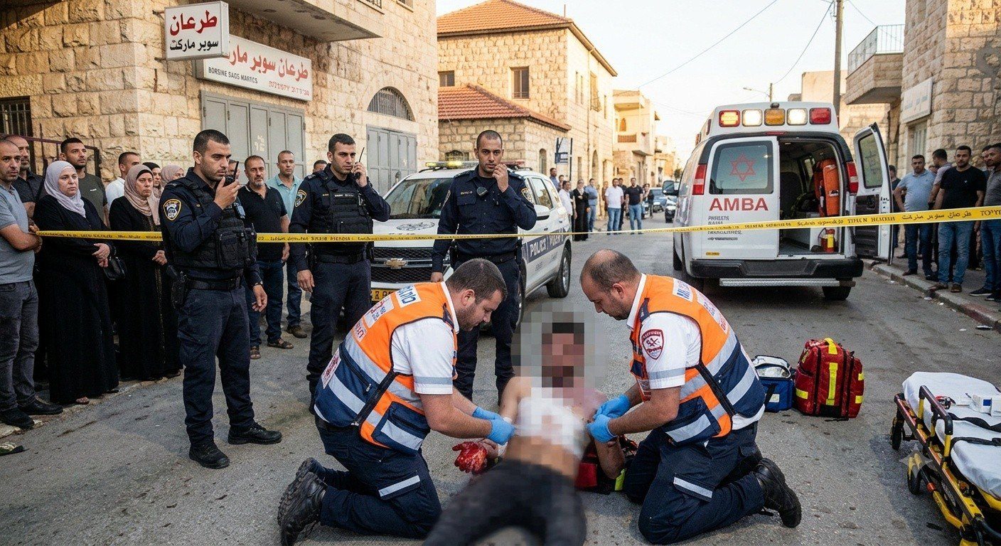إصابة شاب بجروح خطيرة في حادثة طعن بطرعان