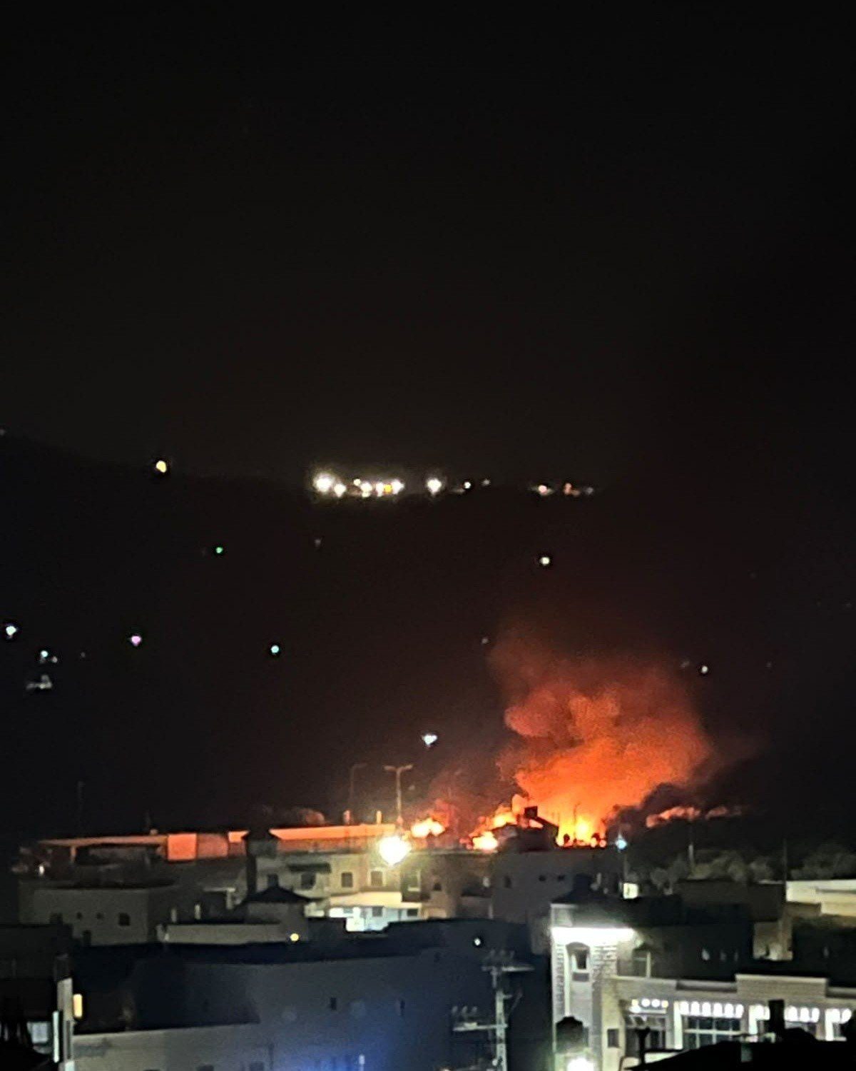 اندلاع حريق في منزل بمدينة سخنين دون وقوع إصابات