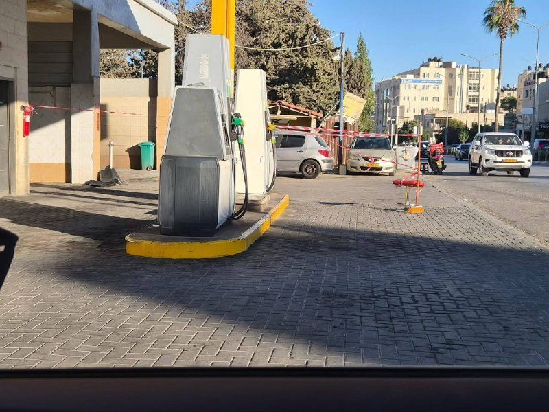 إغلاق محطات الوقود في رام الله بسبب نفاد المحروقات