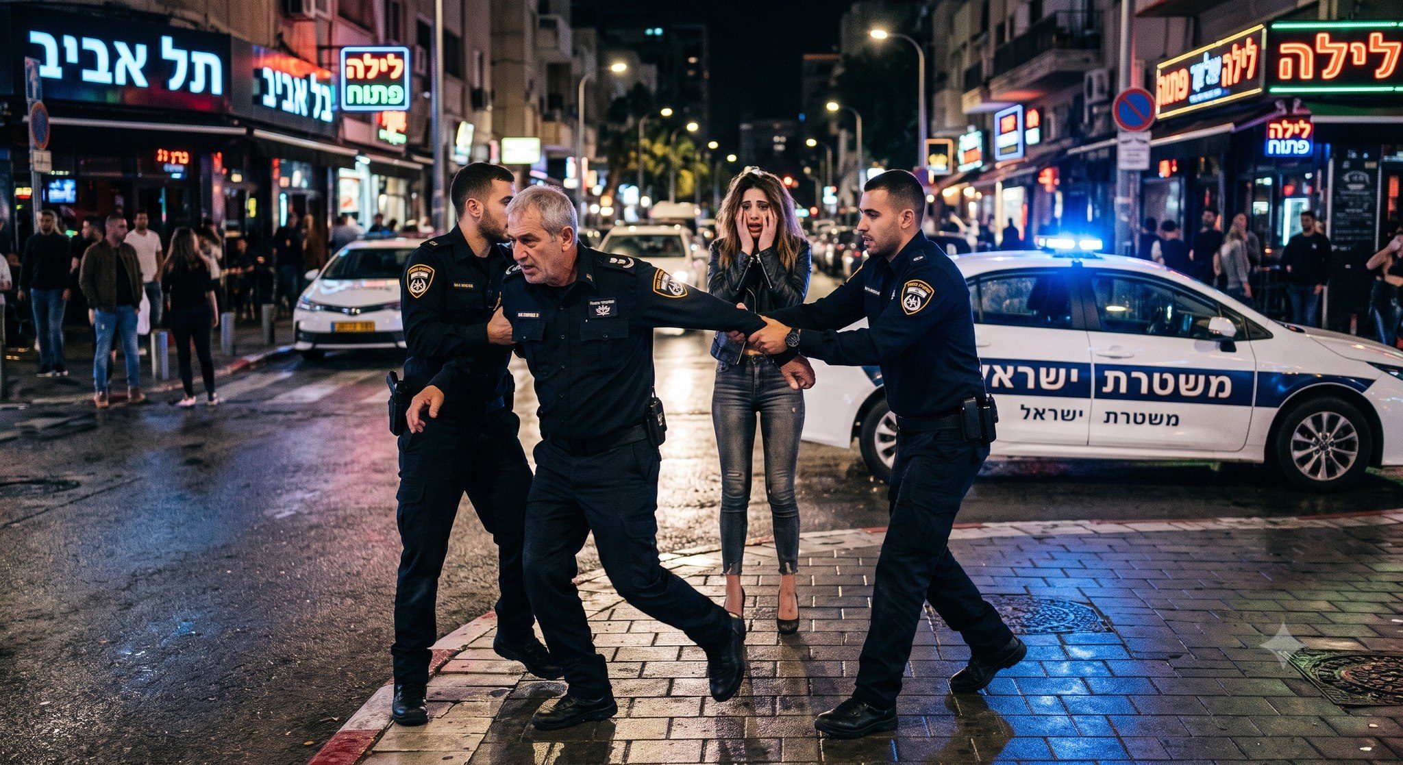 ضبط شرطي خدم 30 عاماً داخل سيارة مع بائعة هوى في تل أبيب بعد بلاغ عن صراخ امرأة