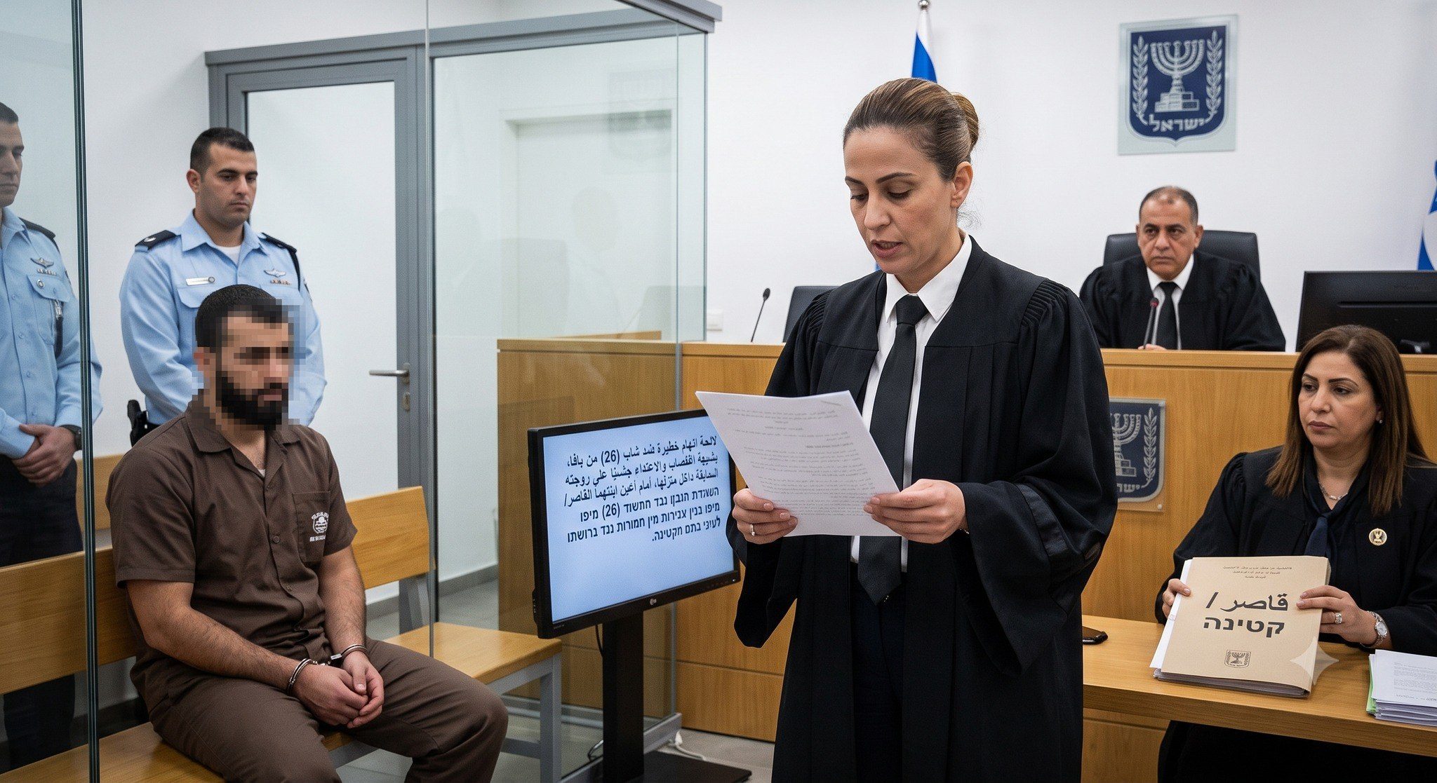 النيابة تمهّد لتقديم لائحة اتهام خطيرة ضد شاب من يافا بشبهة اغتصاب زوجته السابقة والاعتداء عليها جنسيًا أمام ابنتهما القاصر