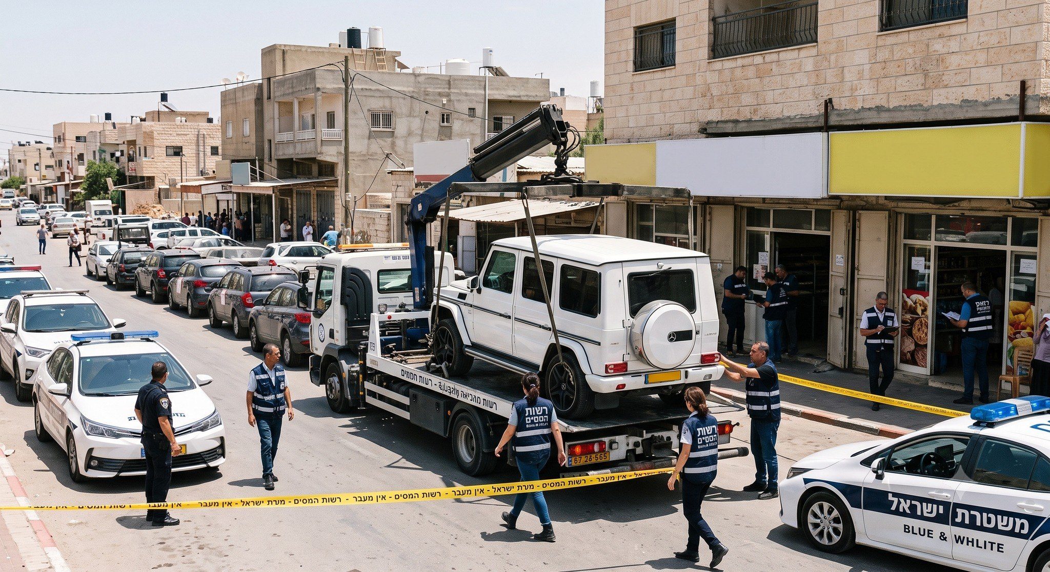 سلطة الضرائب تصادر عشرات المركبات في رهط وتكشف مخالفات ضريبية بملايين الشواقل
