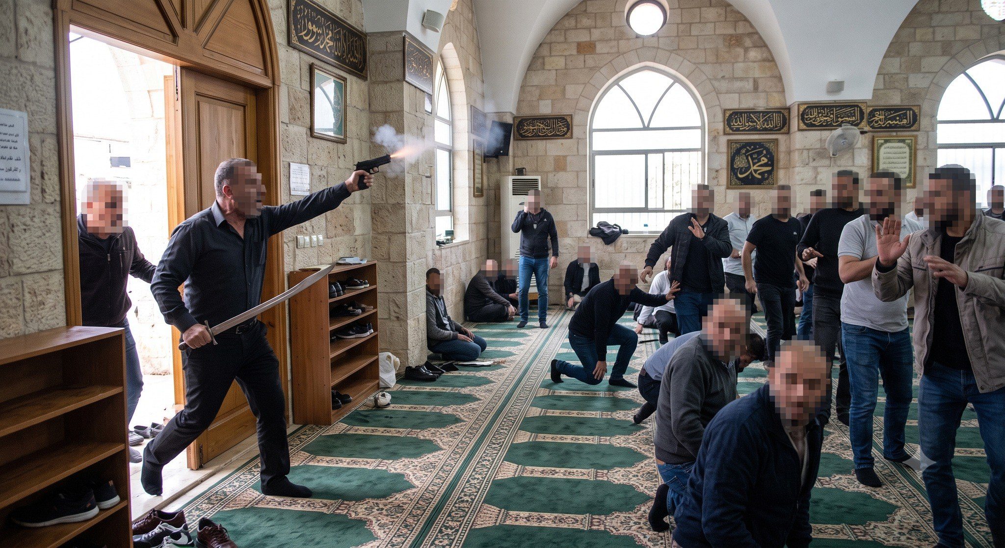 لائحة اتهام ضد شخصين من شفاعمرو بعد اقتحام مسجد وإطلاق النار داخله بسبب خلاف مالي مع الإمام