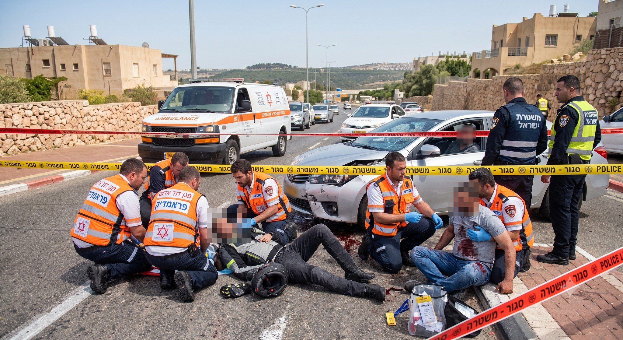 إصابة 3 شبان بجروح متفاوتة في حادثة طعن بمدينة الطيبة