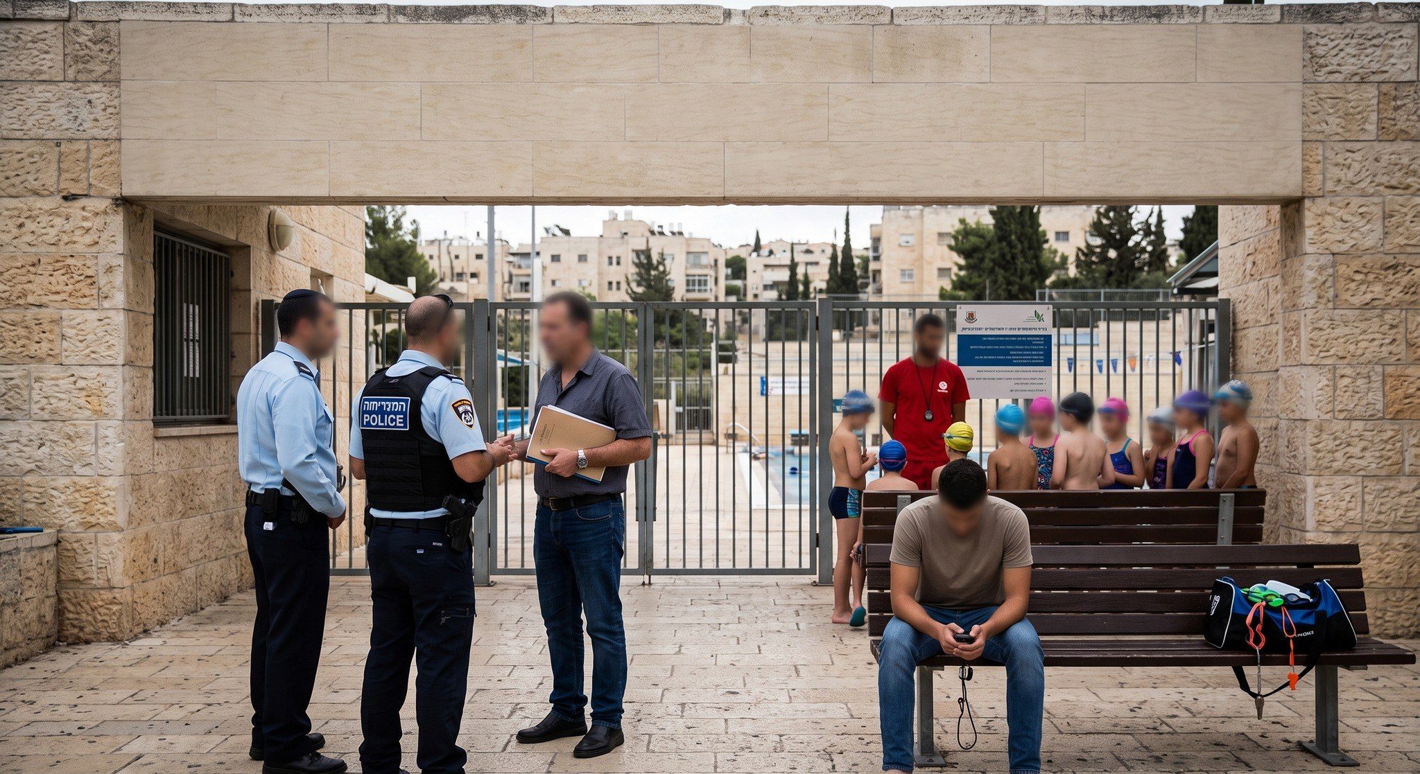 الشرطة تحقق مع مدرب سباحة شاب من القدس بشبهة ارتكاب أفعال مخلة بحق طفلين ومنعه من تدريب القاصرين 90 يومًا